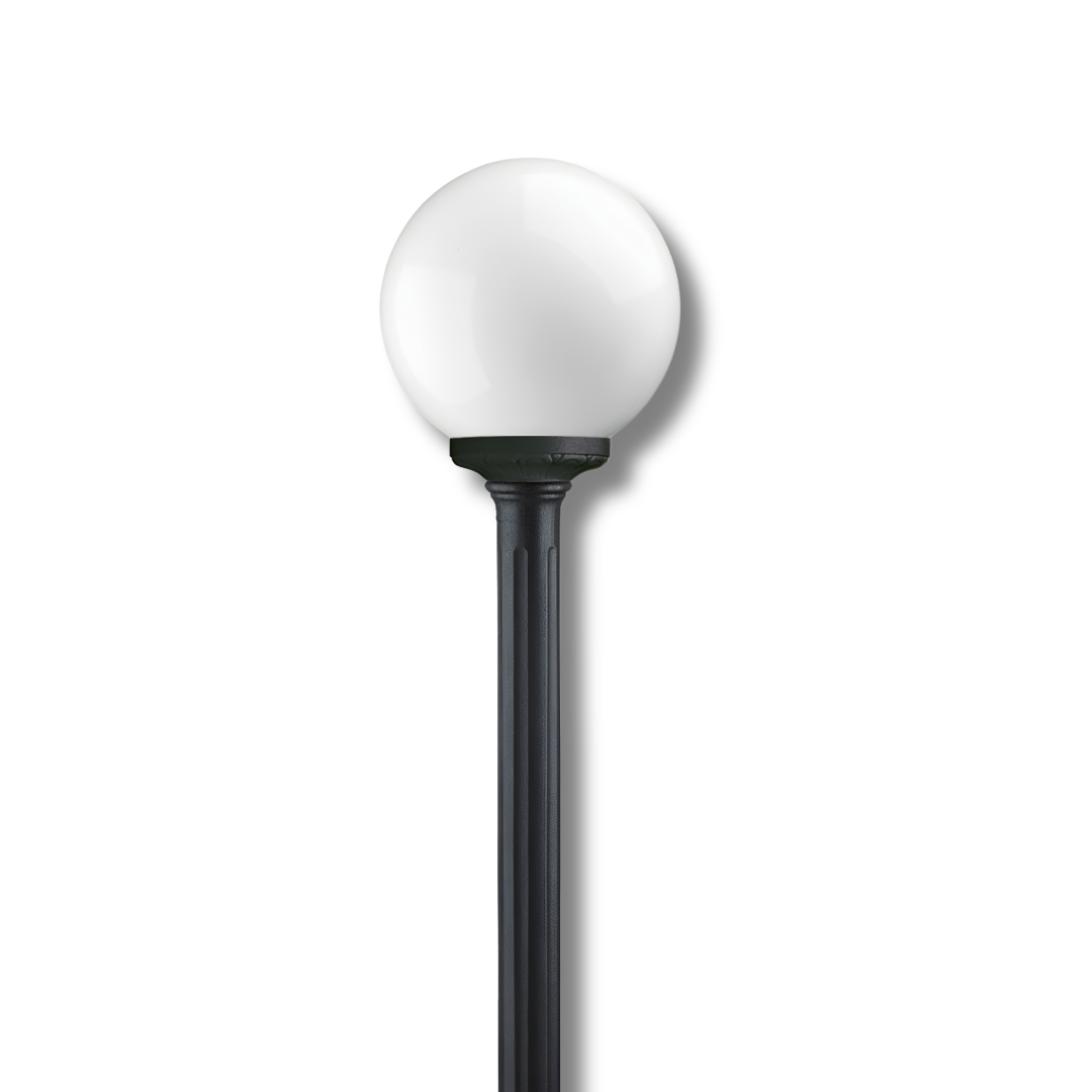BOLARDO C/FAROL TIPO GLOBO LED