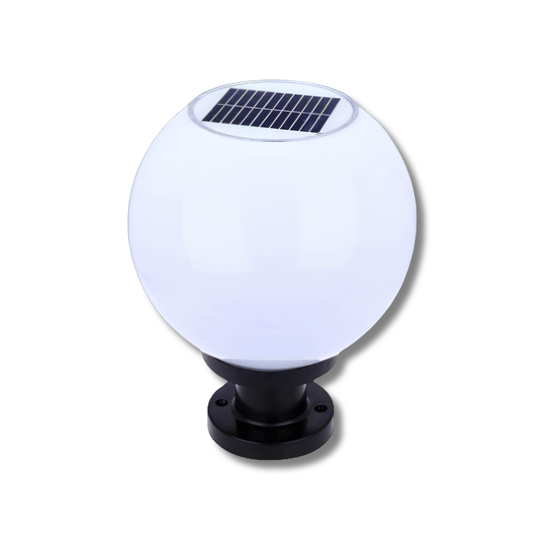 BOLARDO GLOBO SOLAR DECORATIVO