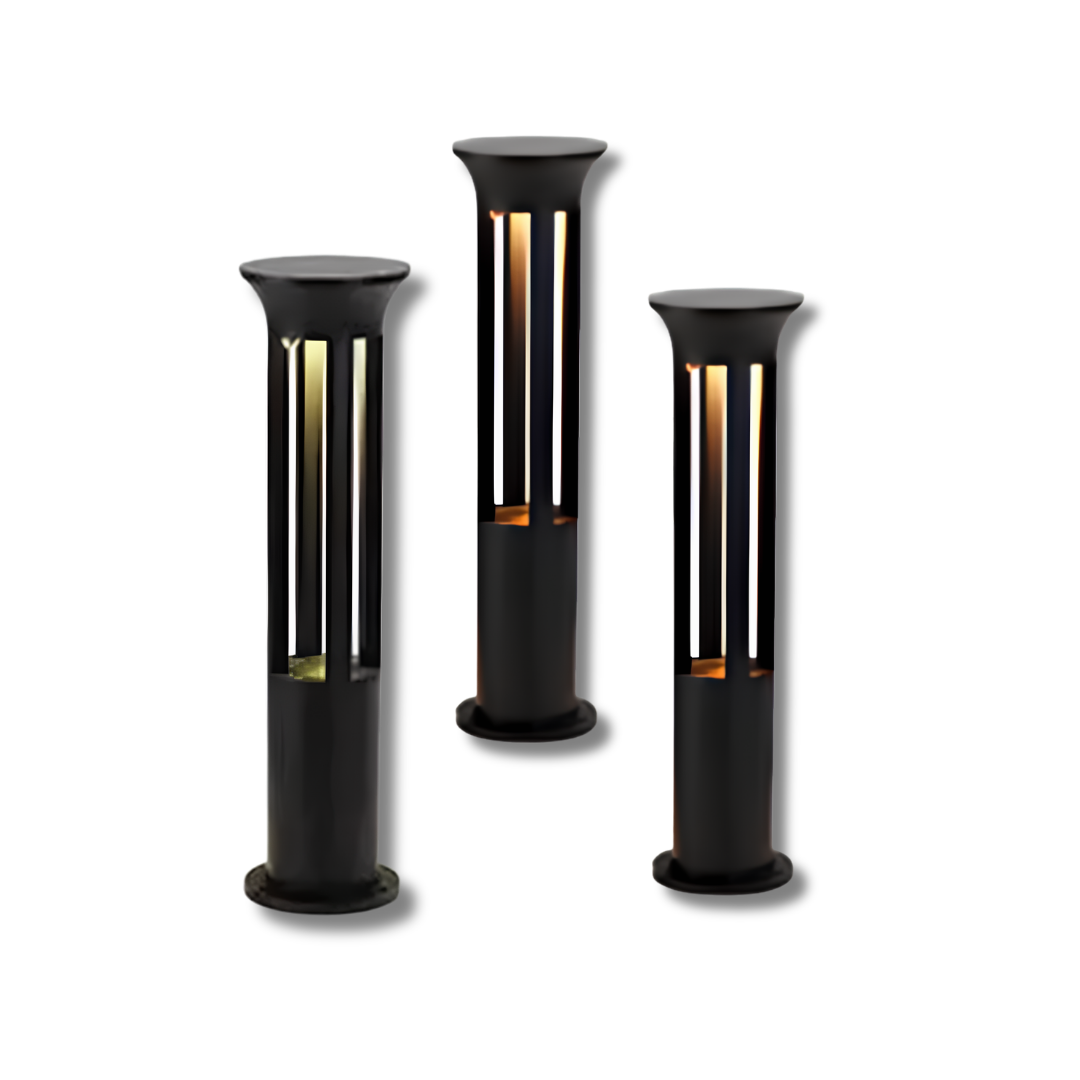 BOLARDO LED DECORATIVA CUADRADO SOLAR